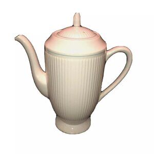 Nikko Ironstone Tea Pot Made in Japan Royal Blue No 9901 10.5" Tall White